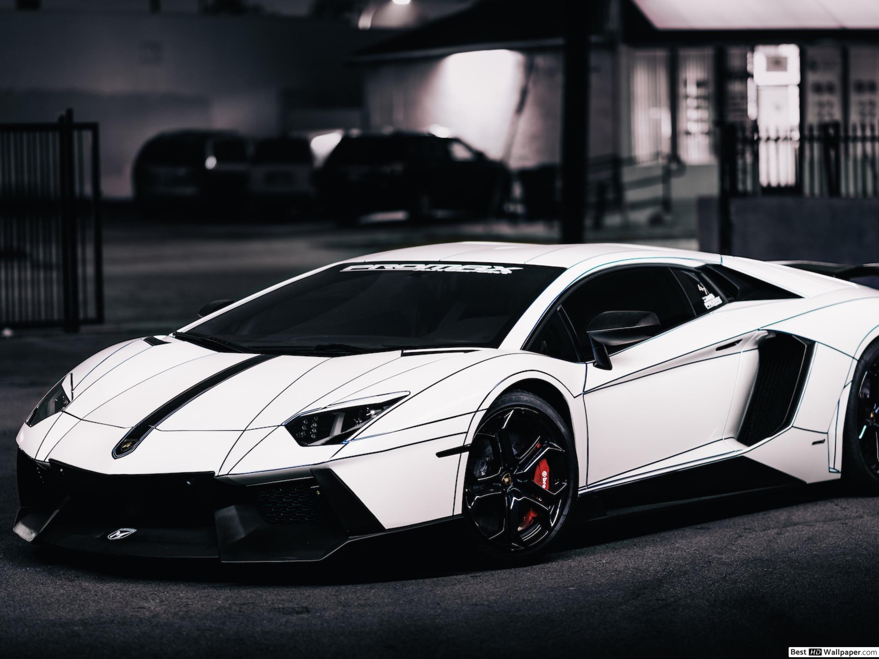 Black And White Lamborghini Wallpapers