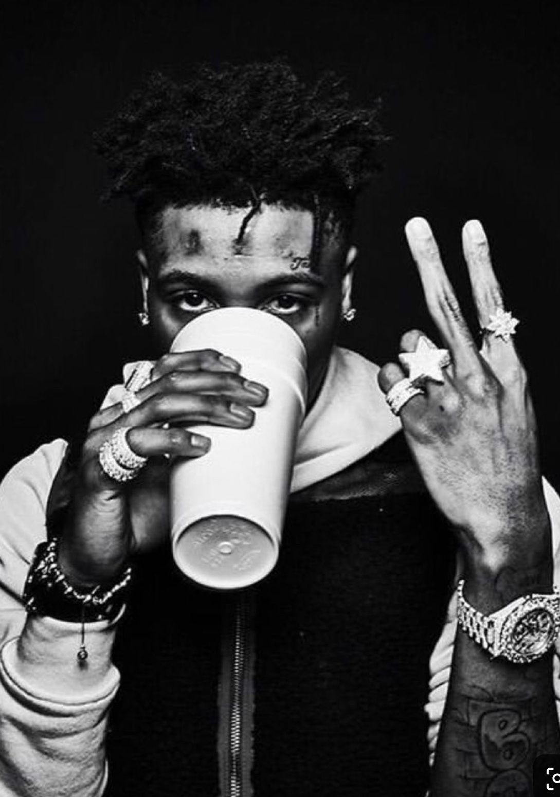 Black And White Pictures Of Rappers Wallpapers