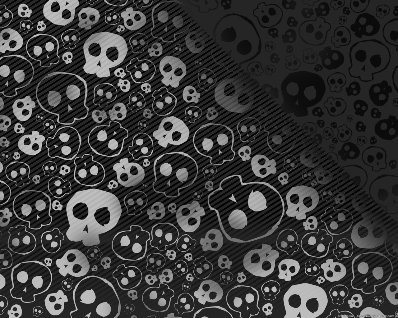 Black And White Skull Wallpapers