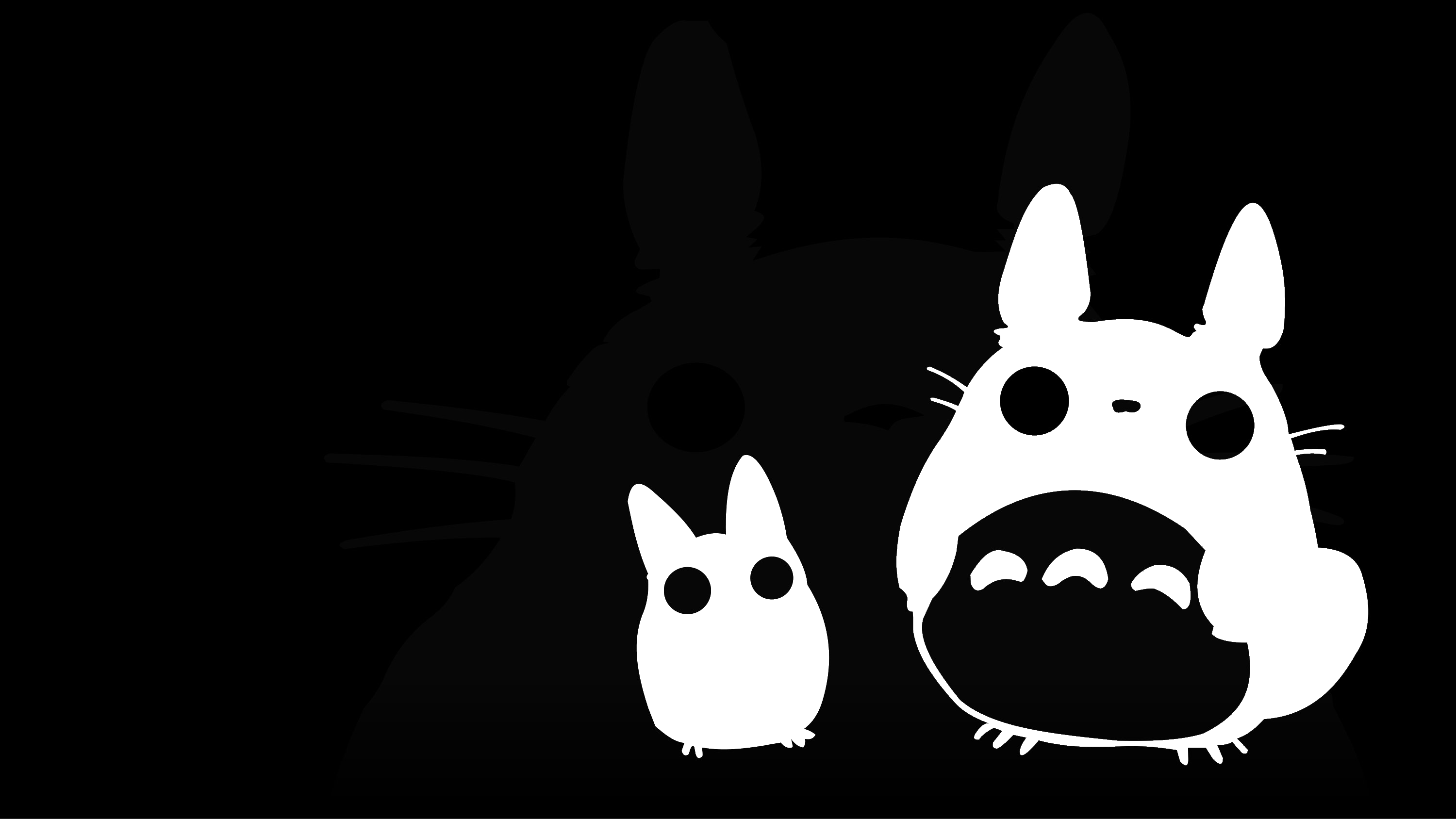 Black And White Totoro Wallpapers