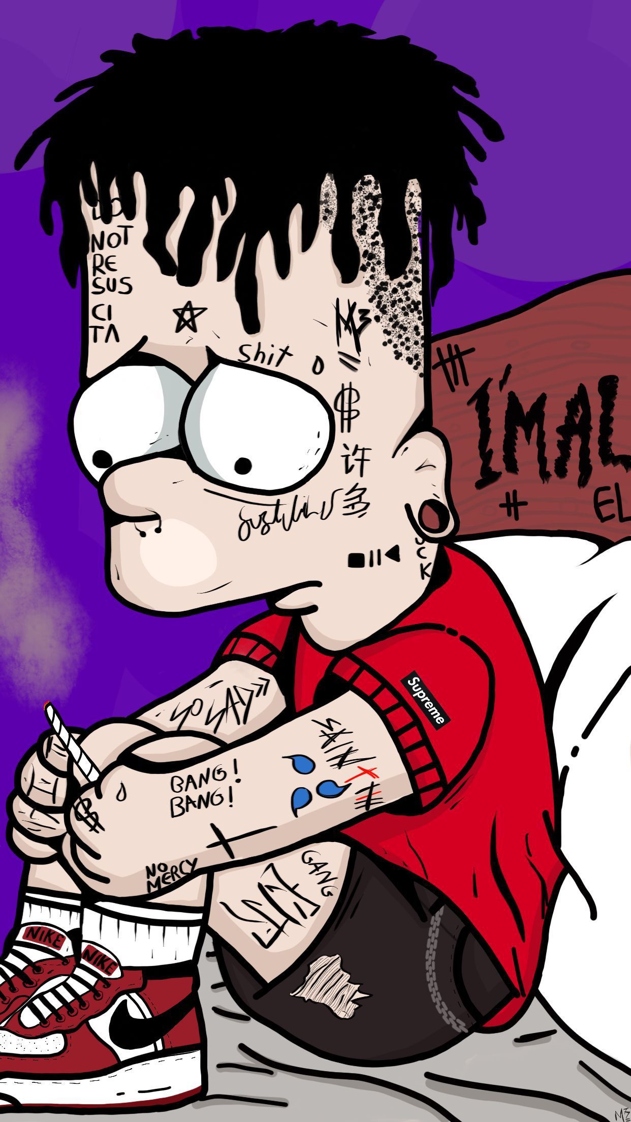 Black Bart Simpson Supreme Wallpapers