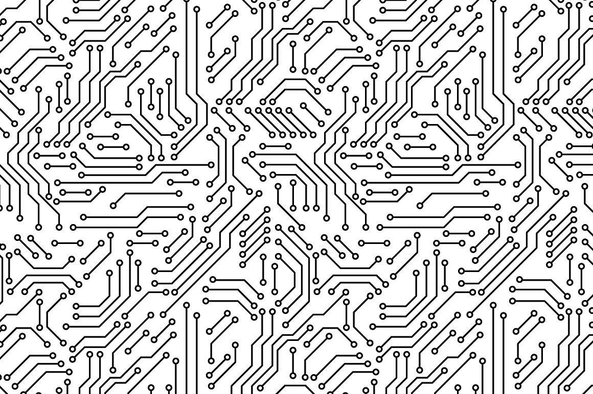 Black Circuit Board Wallpapers