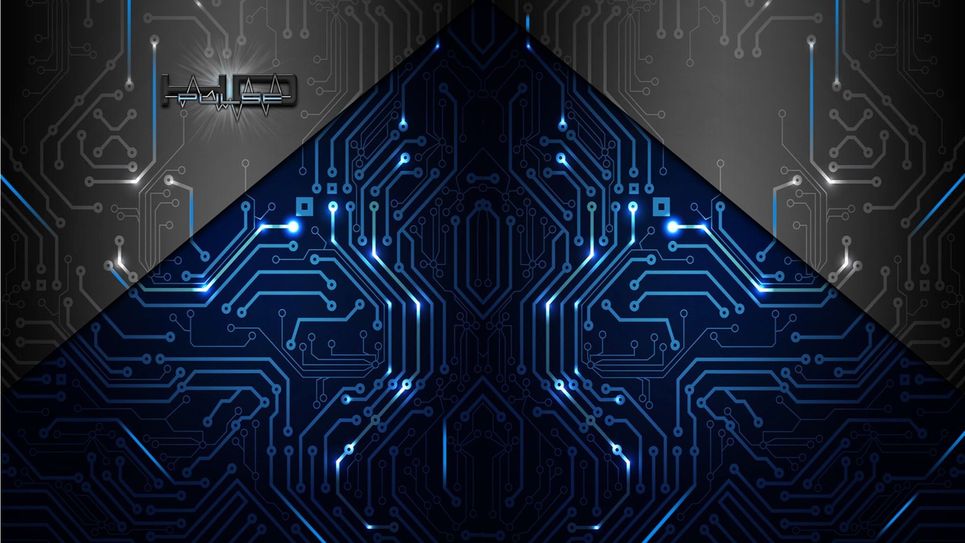 Black Circuit Board Wallpapers