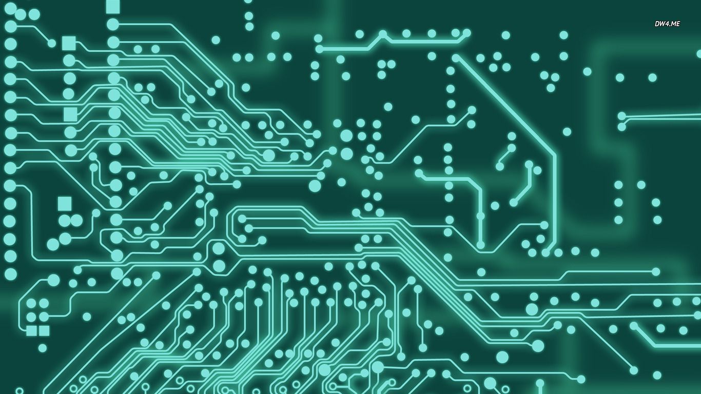 Black Circuit Board Wallpapers