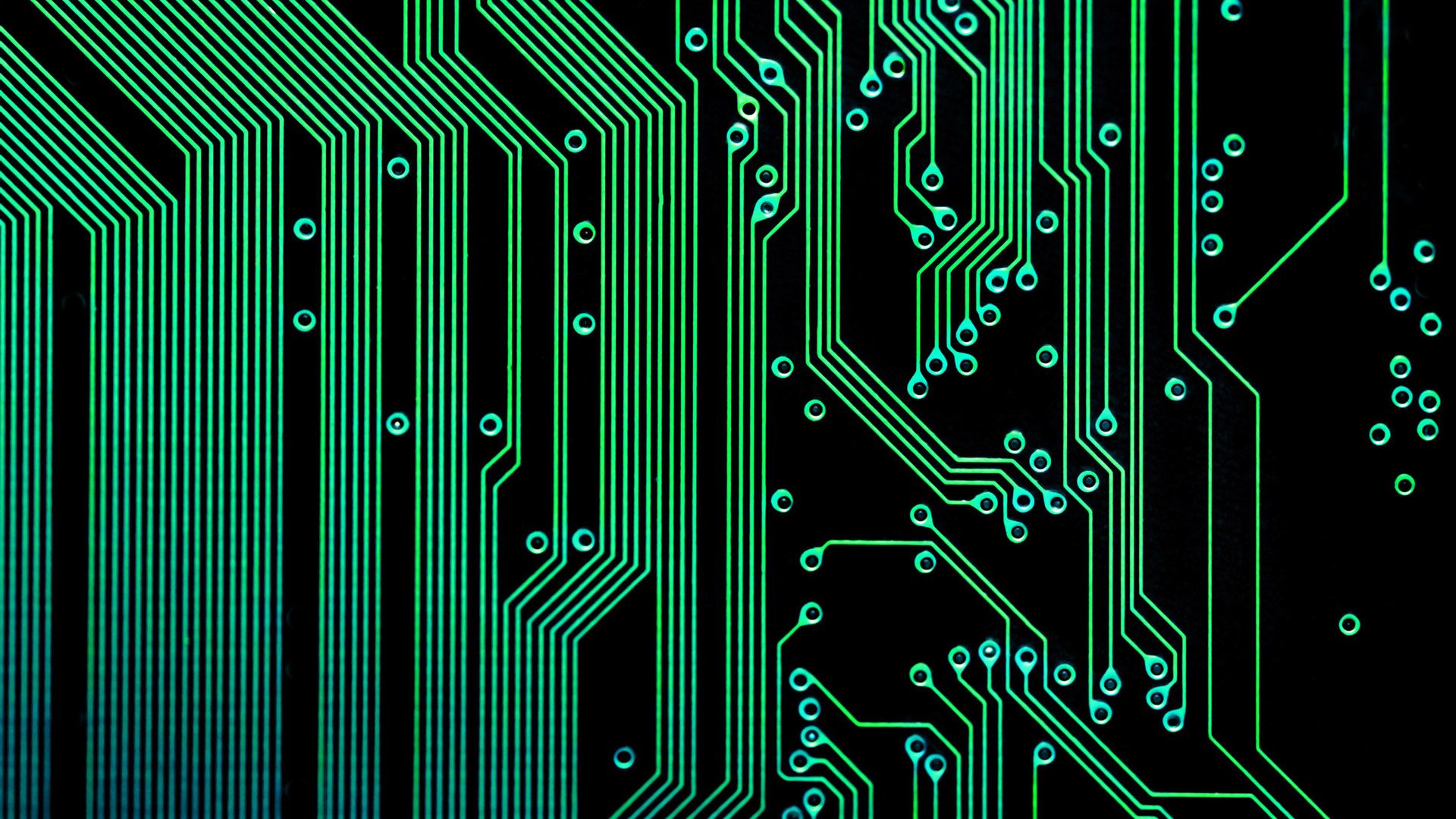 Black Circuit Board Wallpapers