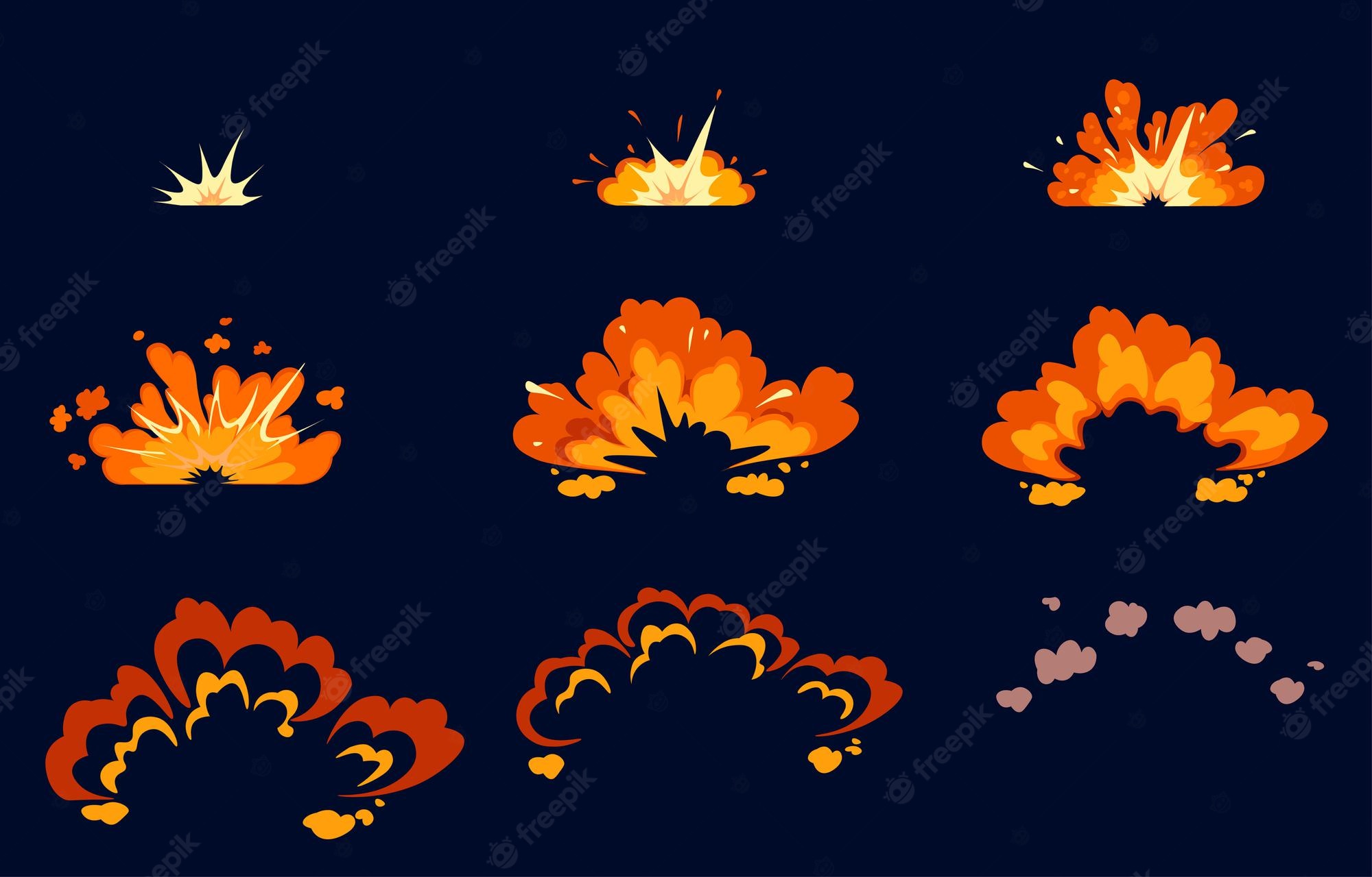 Black Explosions Wallpapers