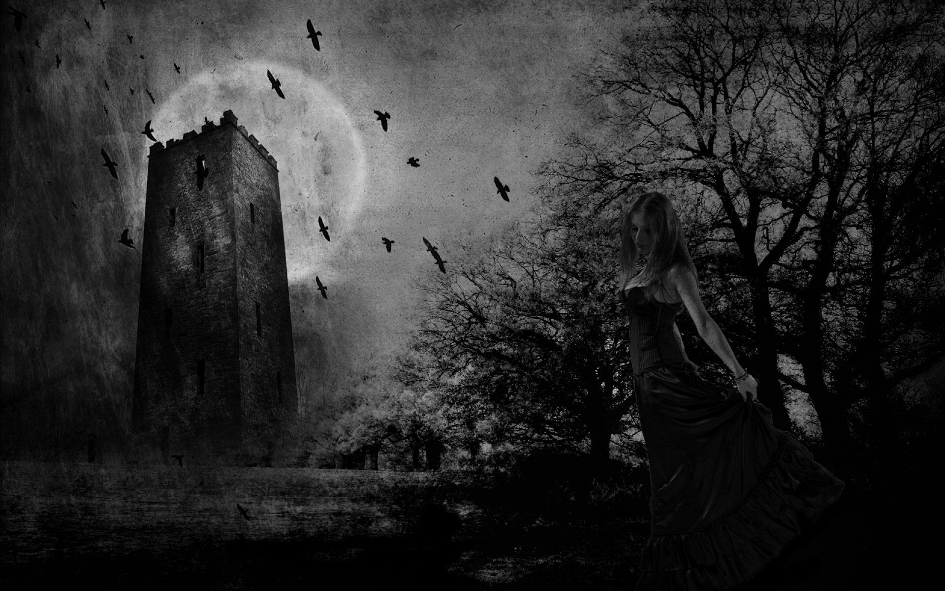 Black Gothic Art Wallpapers