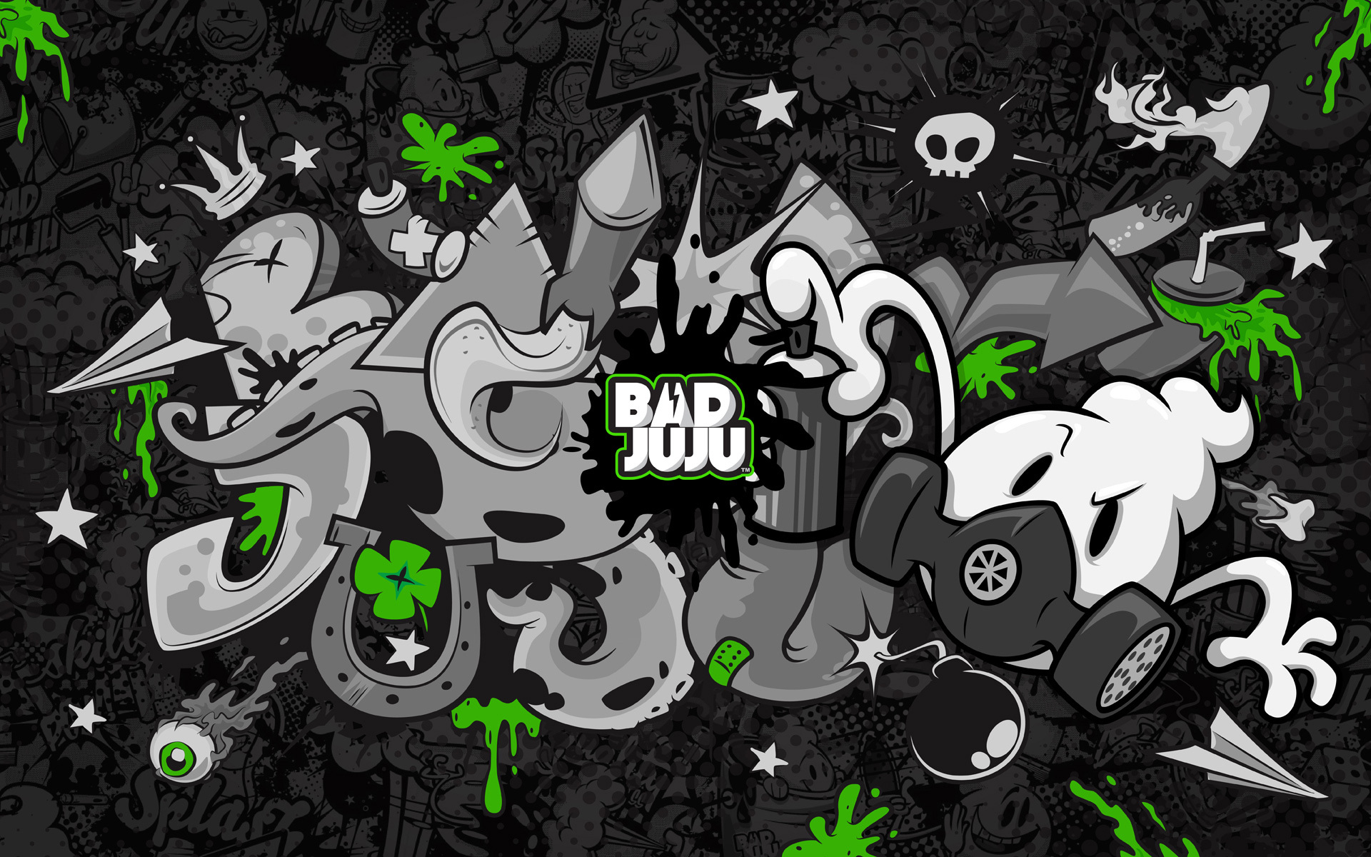 Black Graffiti Wallpapers