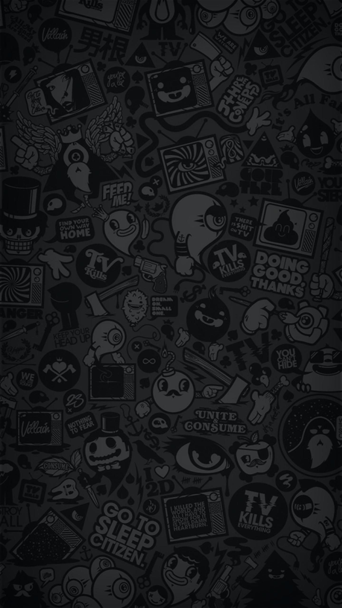 Black Graffiti Wallpapers