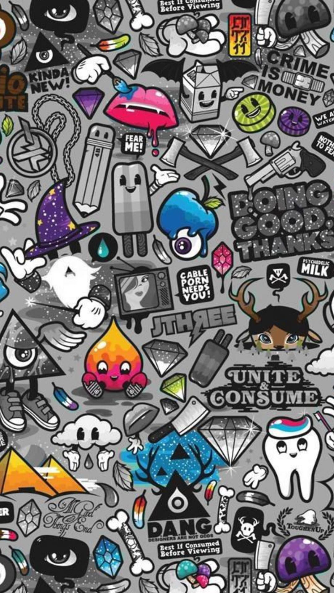 Black Graffiti Wallpapers