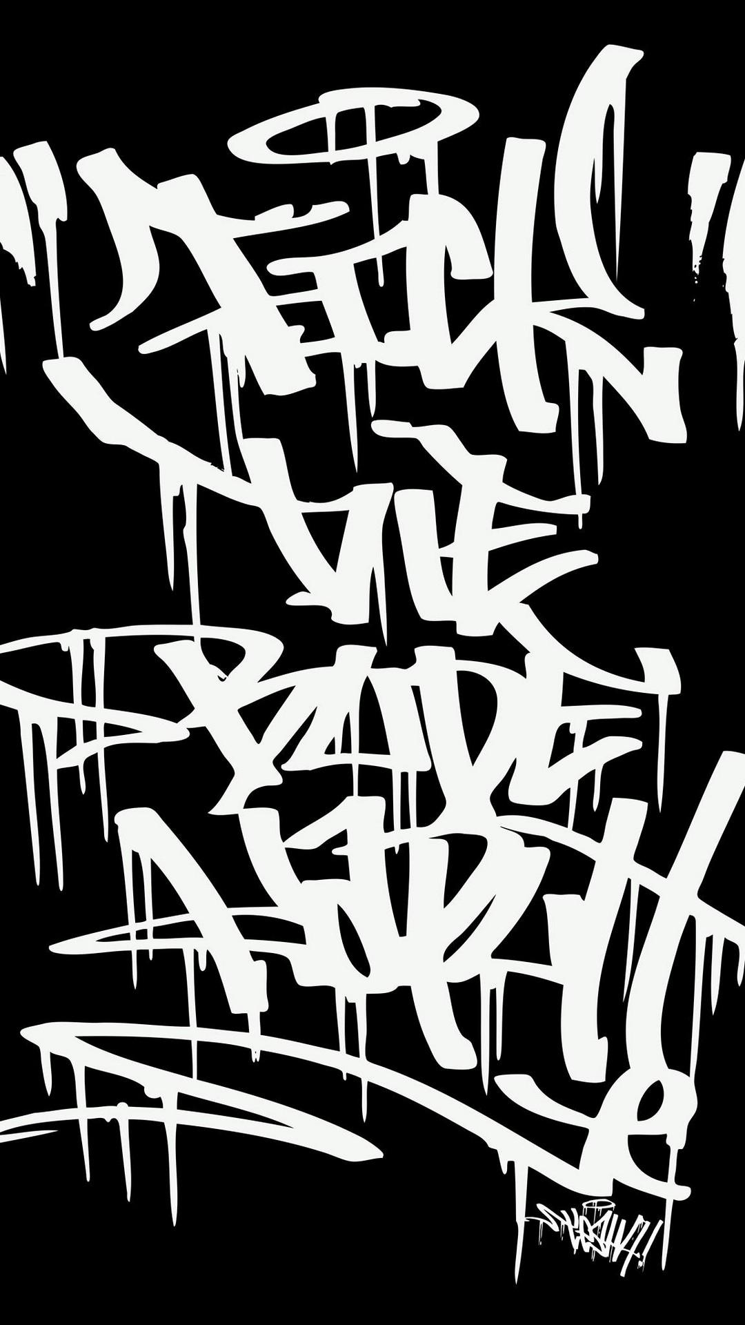 Black Graffiti Wallpapers