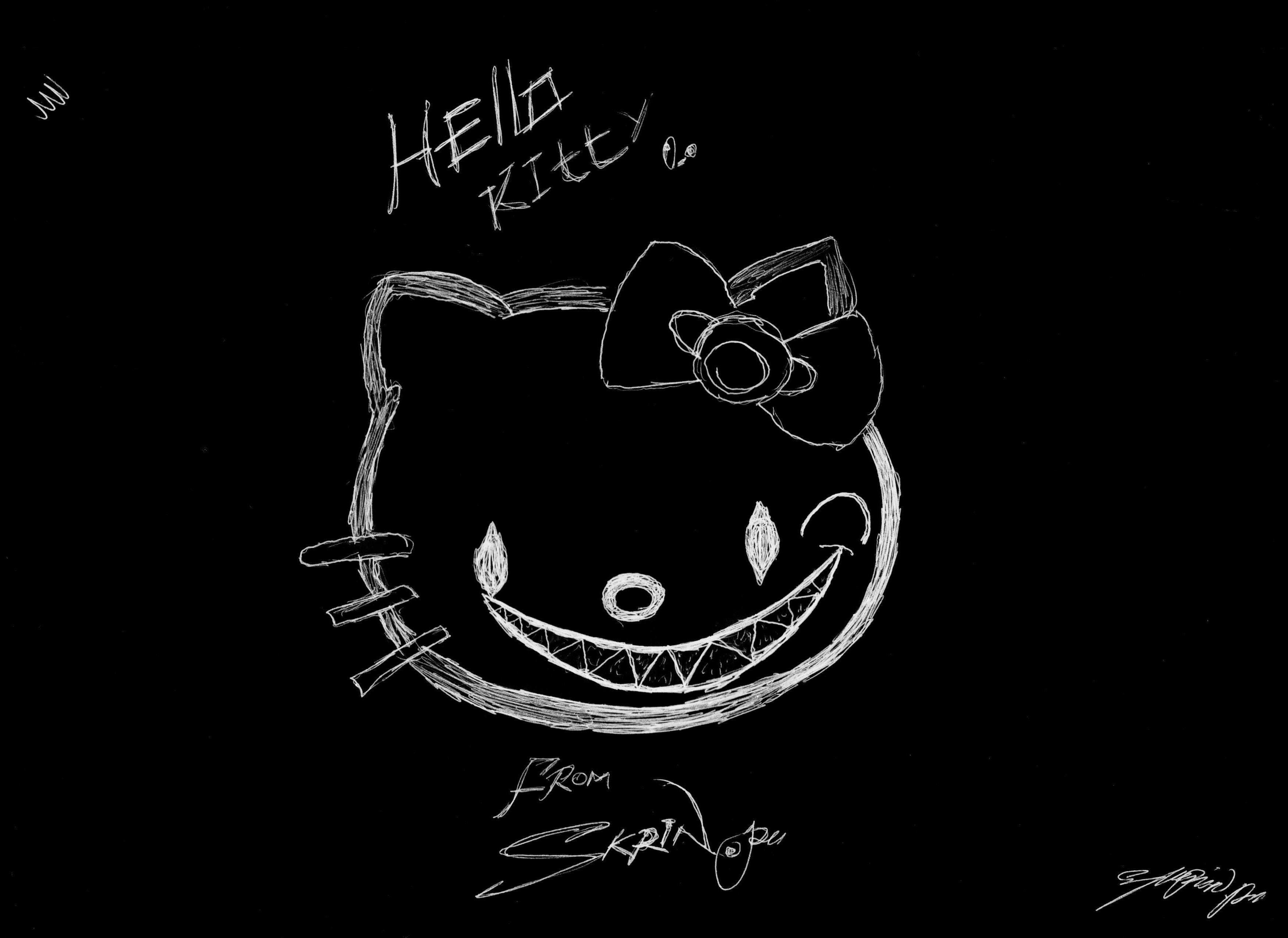 Black Hello Kitty Wallpapers