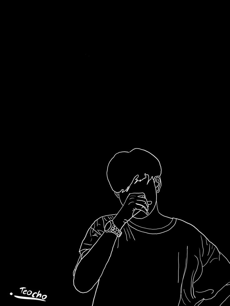 Black Line Art Wallpapers