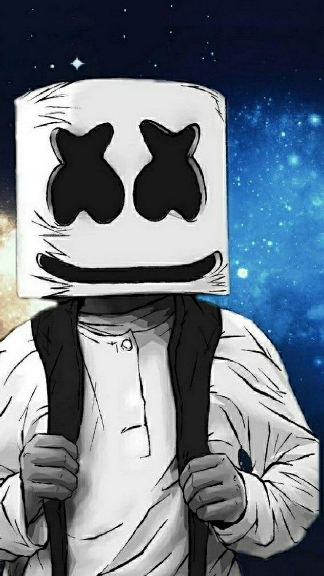 Black Marshmello Hd Wallpapers