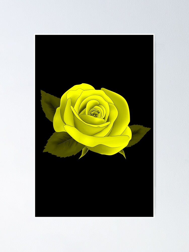 Black Neon Rose Wallpapers