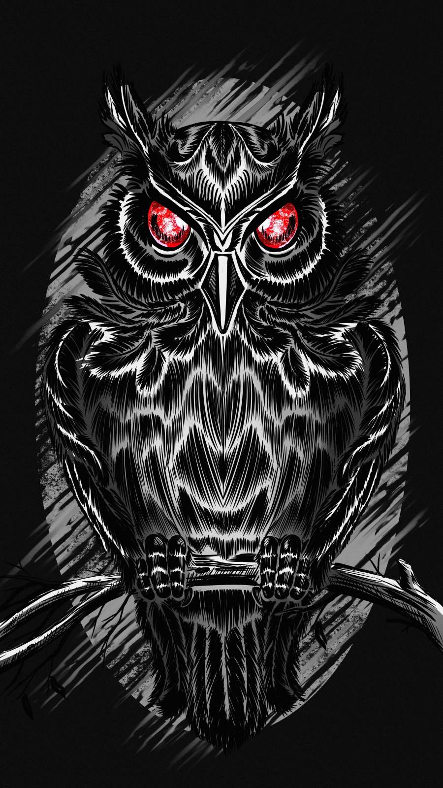 Black Owl Art Wallpapers