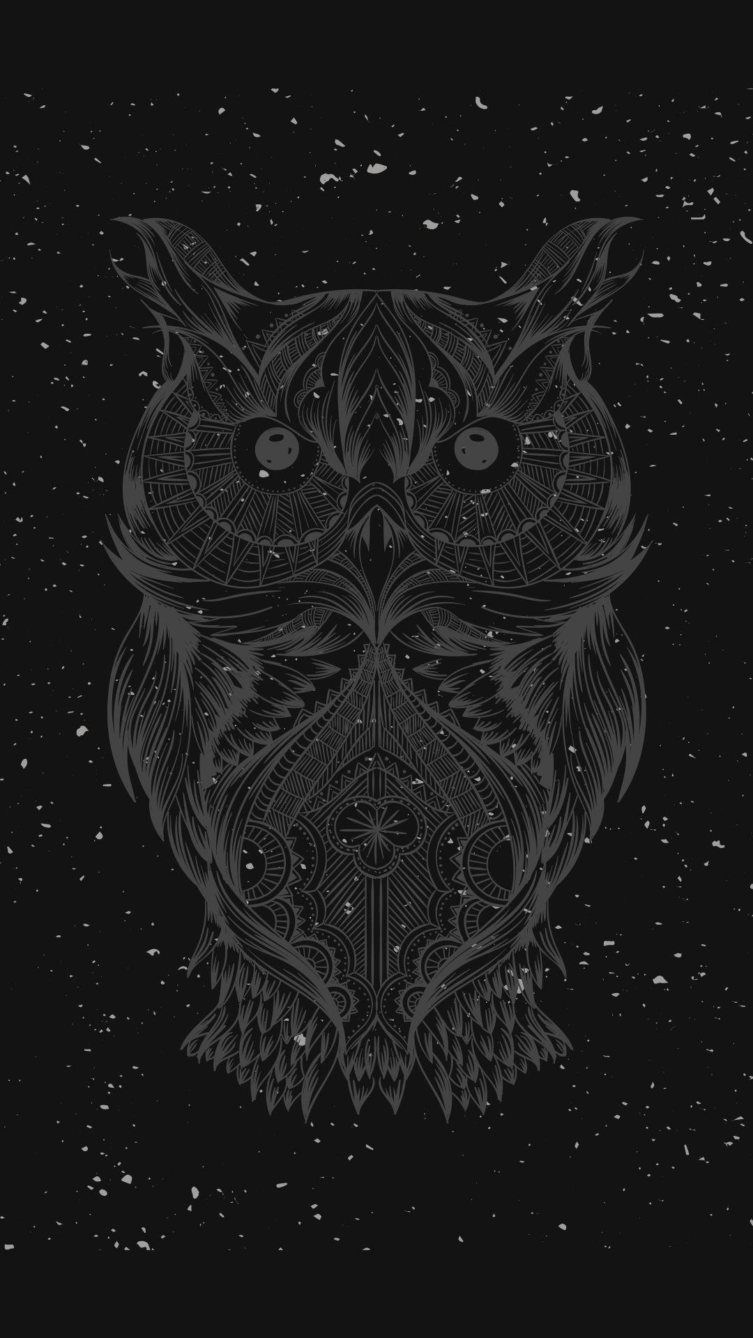 Black Owl Art Wallpapers