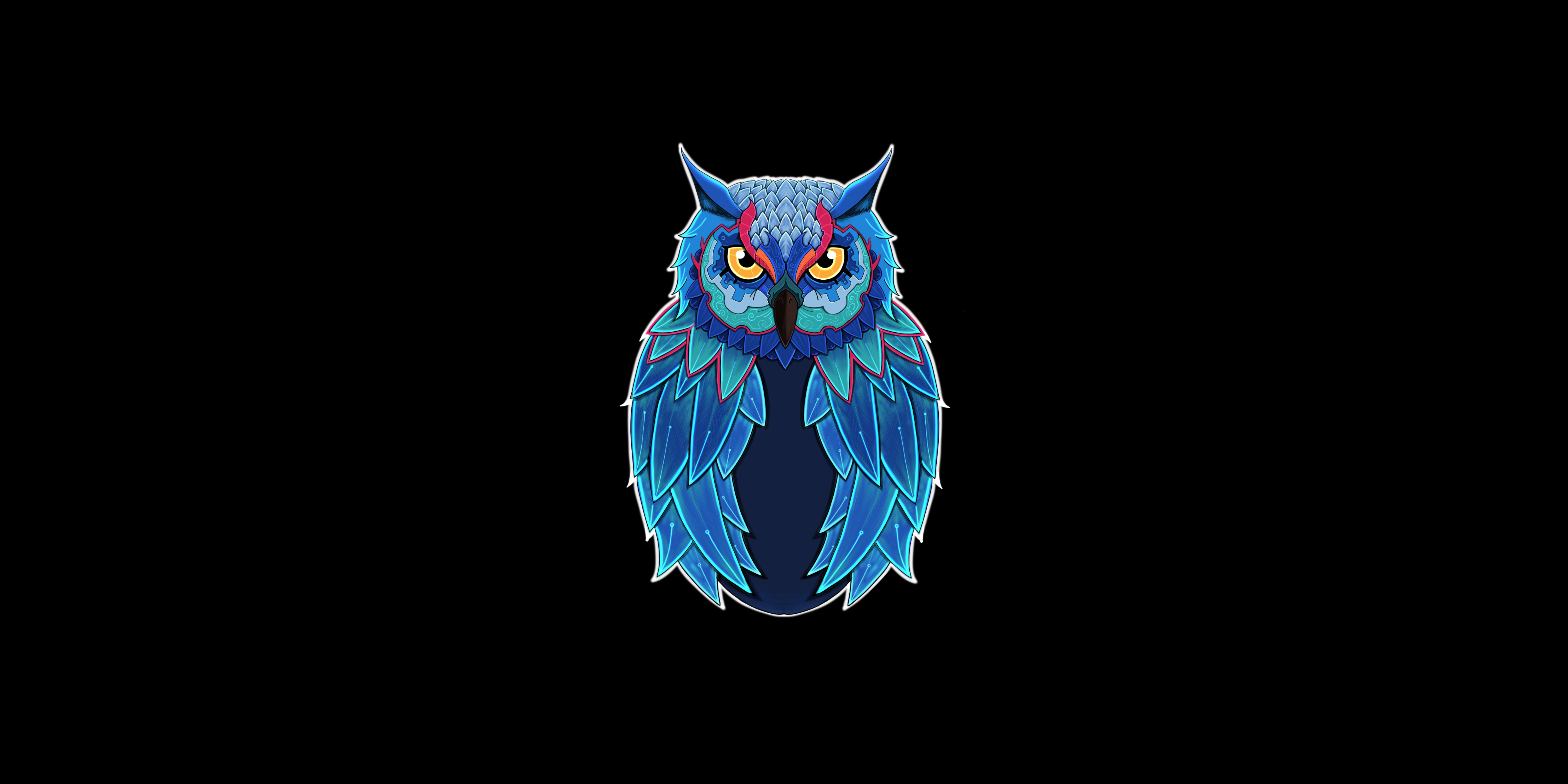 Black Owl Art Wallpapers