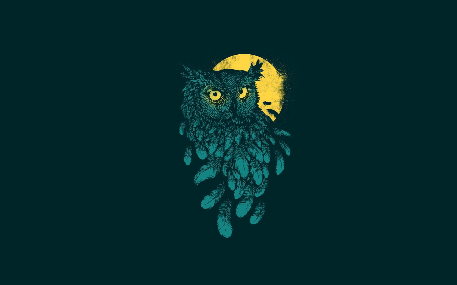 Black Owl Art Wallpapers