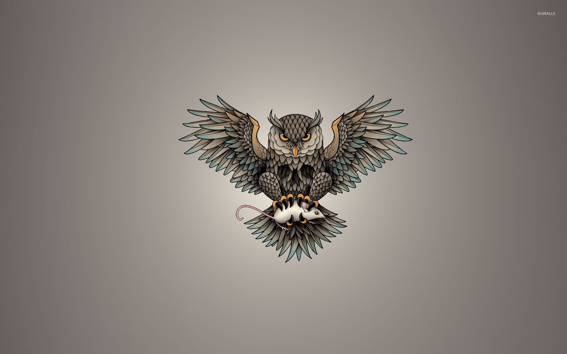 Black Owl Art Wallpapers