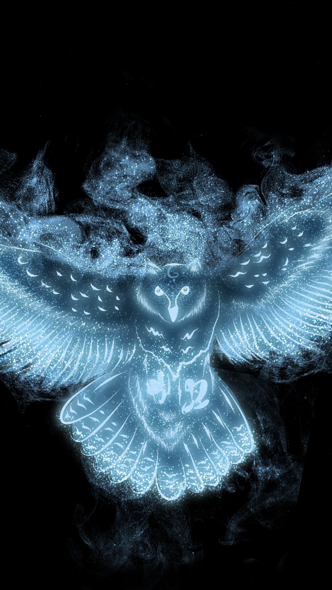 Black Owl Art Wallpapers