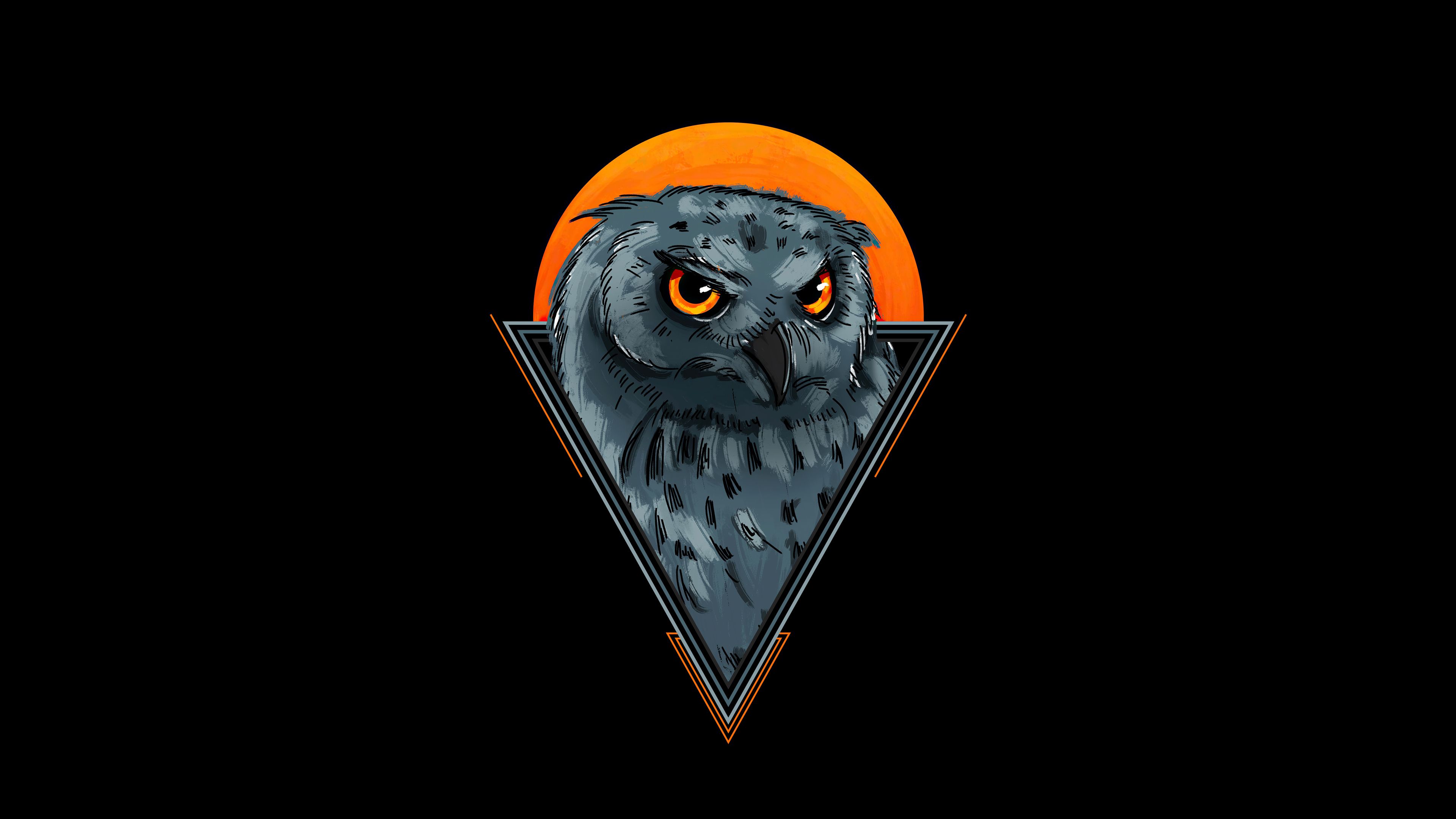 Black Owl Art Wallpapers