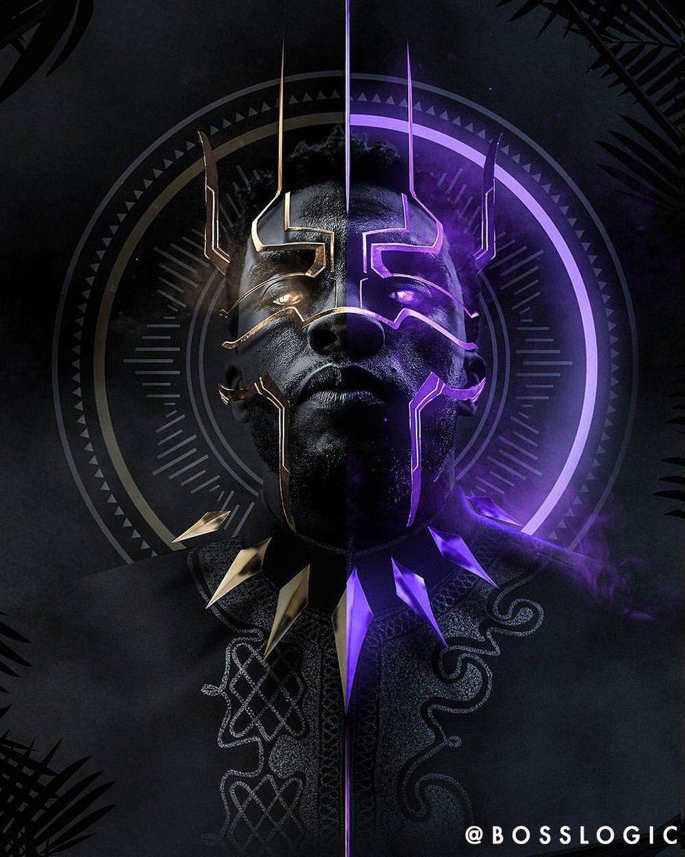 Black Panther Wakanda Forever Pose Wallpapers