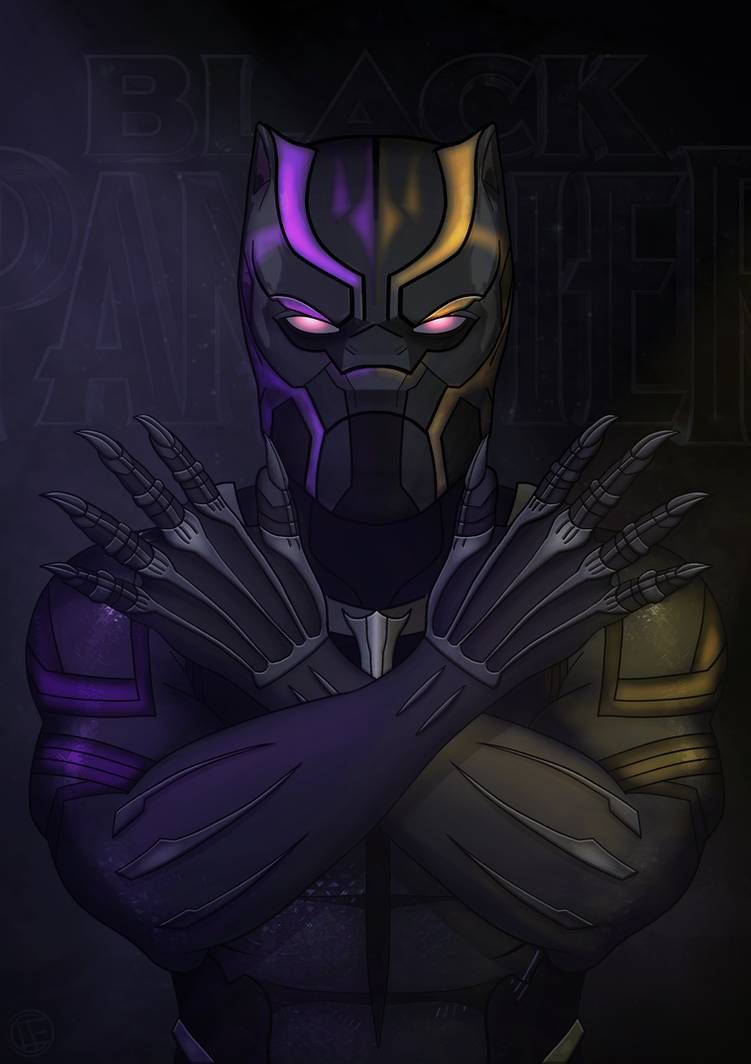 Black Panther Wakanda Forever Pose Wallpapers