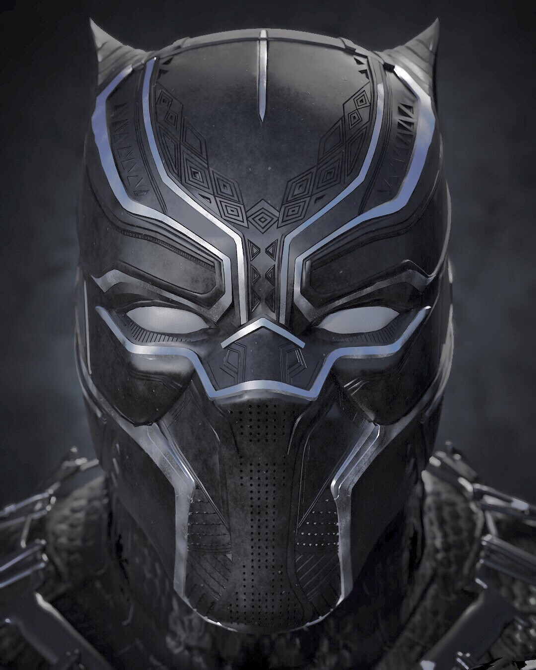 Black Panther Wakanda Forever Pose Wallpapers