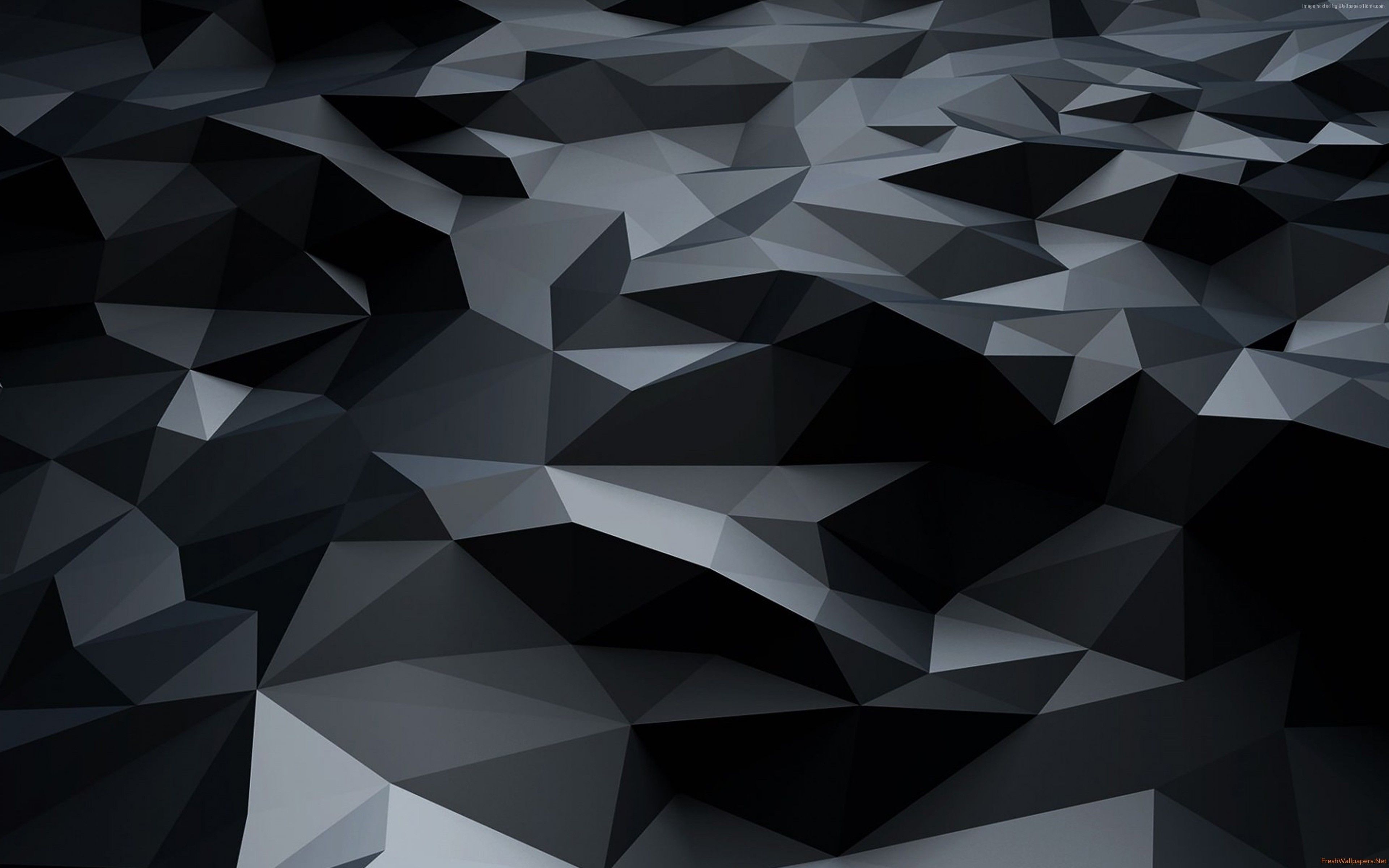 Black Polygon Wallpapers