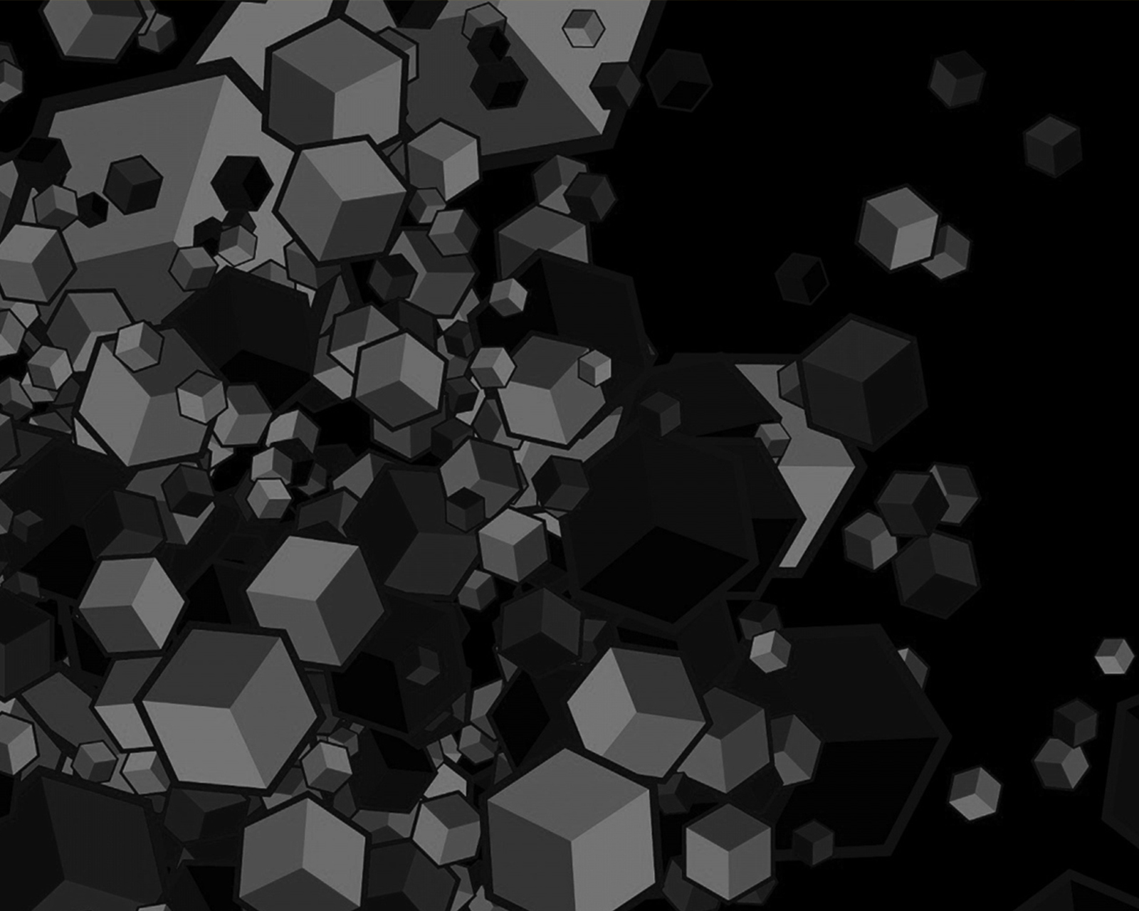 Black Polygon Wallpapers