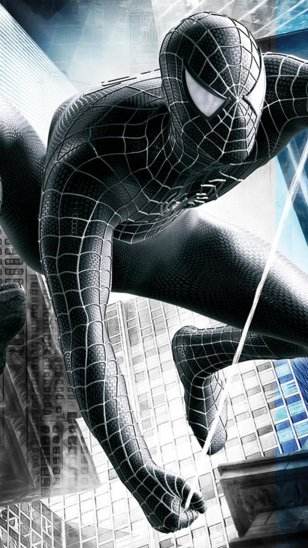 Black Spiderman 3D Wallpapers