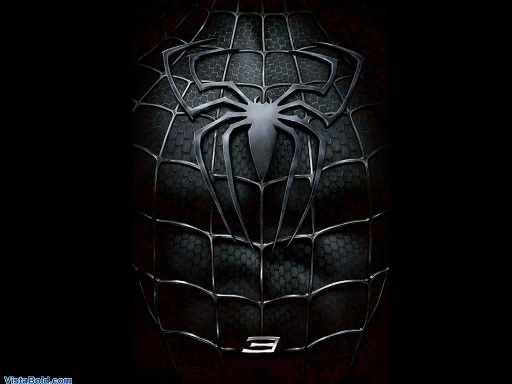 Black Spiderman 3D Wallpapers