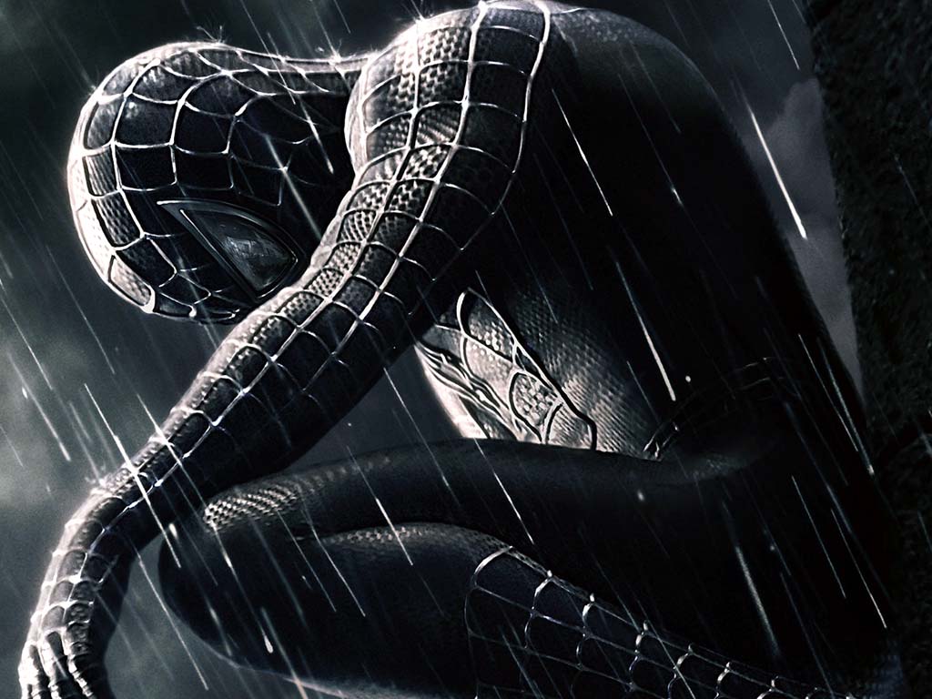 Black Spiderman 3D Wallpapers