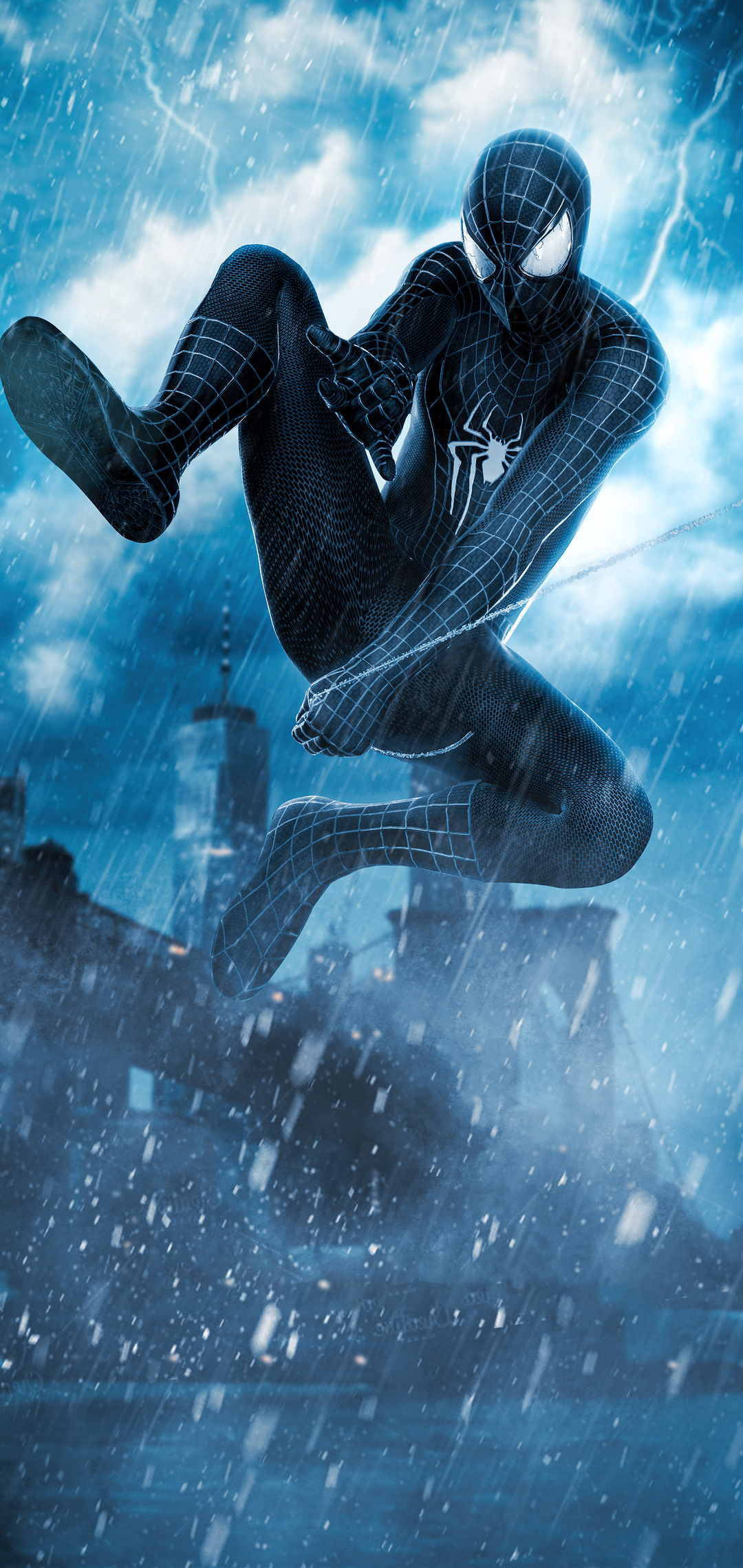 Black Spiderman 3D Wallpapers