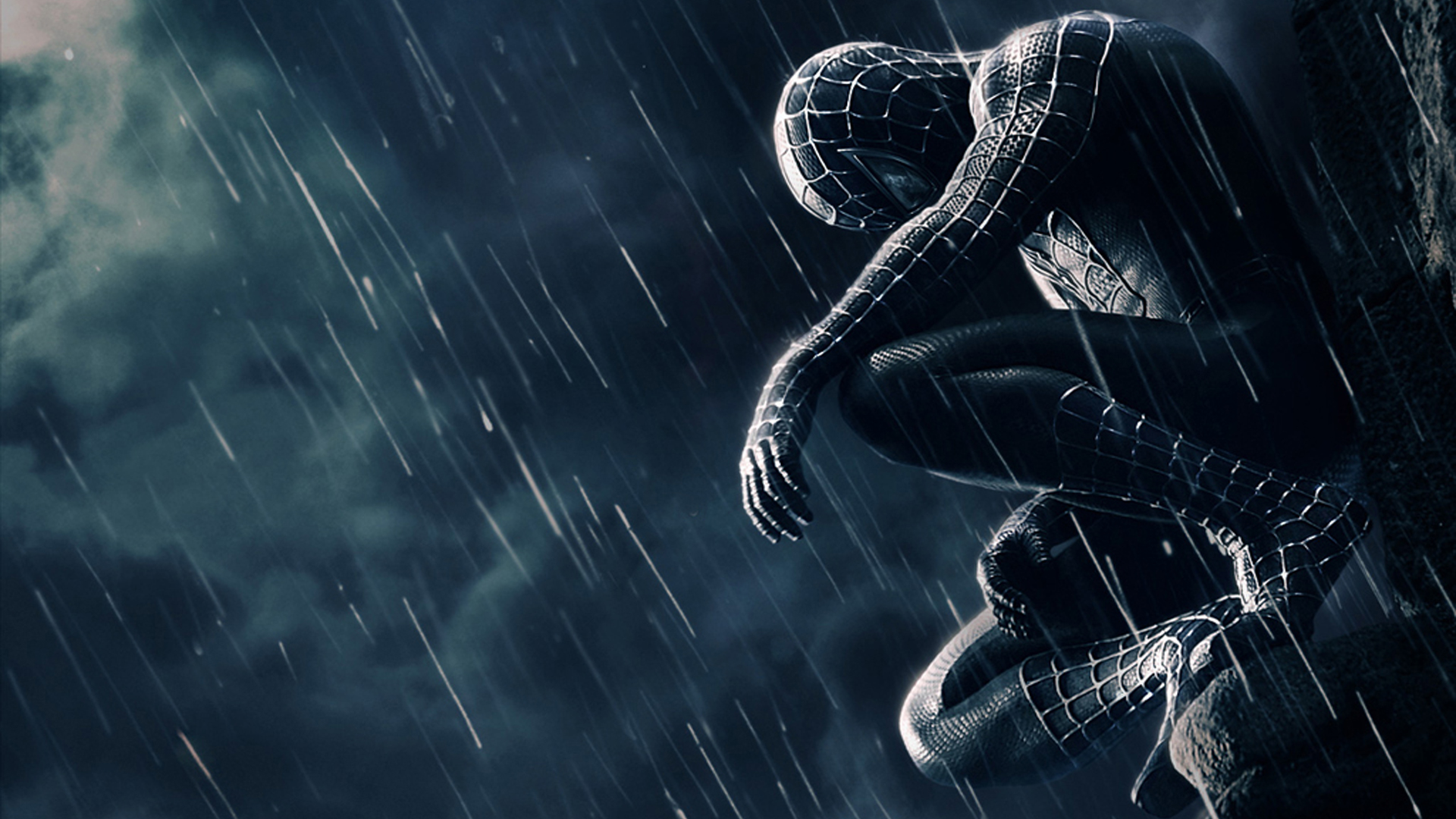 Black Spiderman 3D Wallpapers