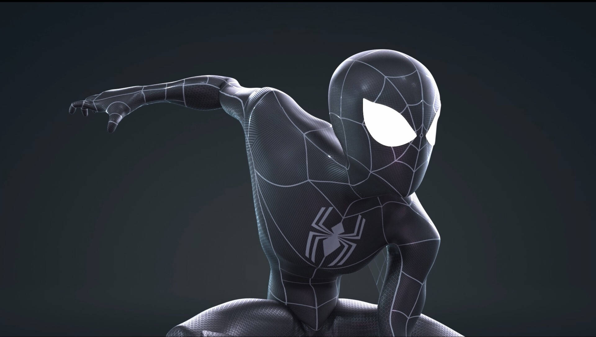 Black Spiderman 3D Wallpapers