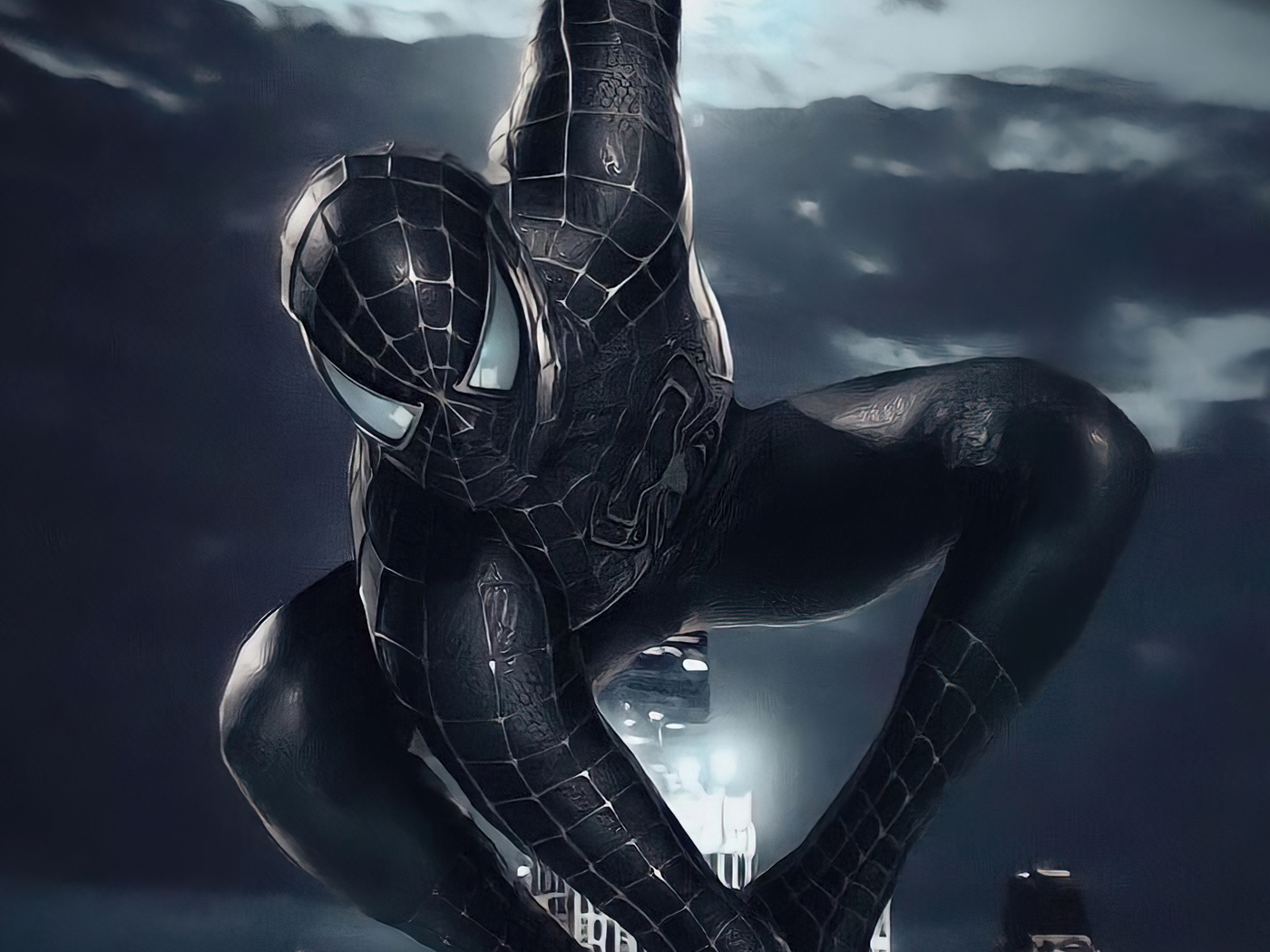 Black Spiderman 3D Wallpapers