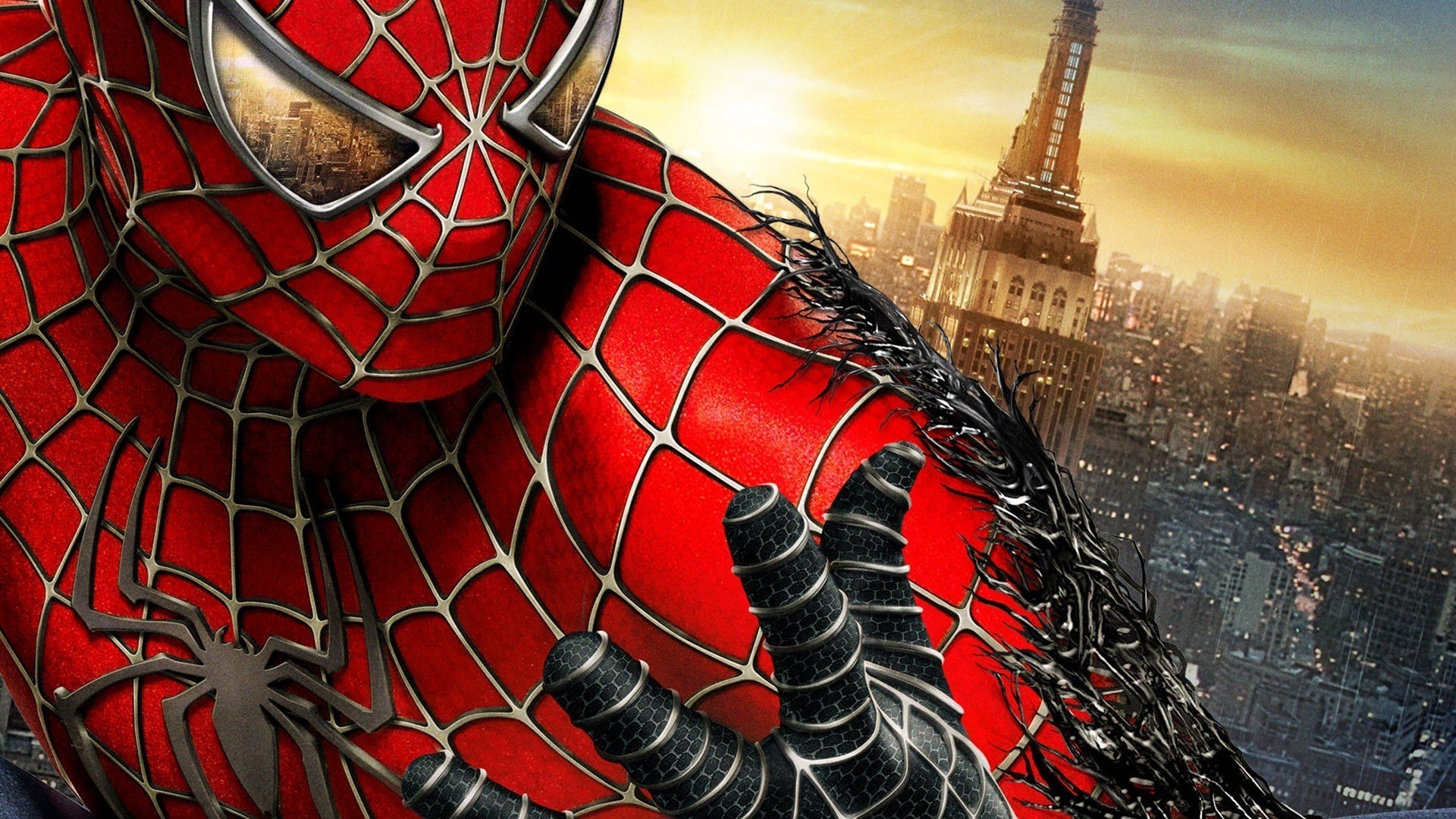 Black Spiderman 3D Wallpapers