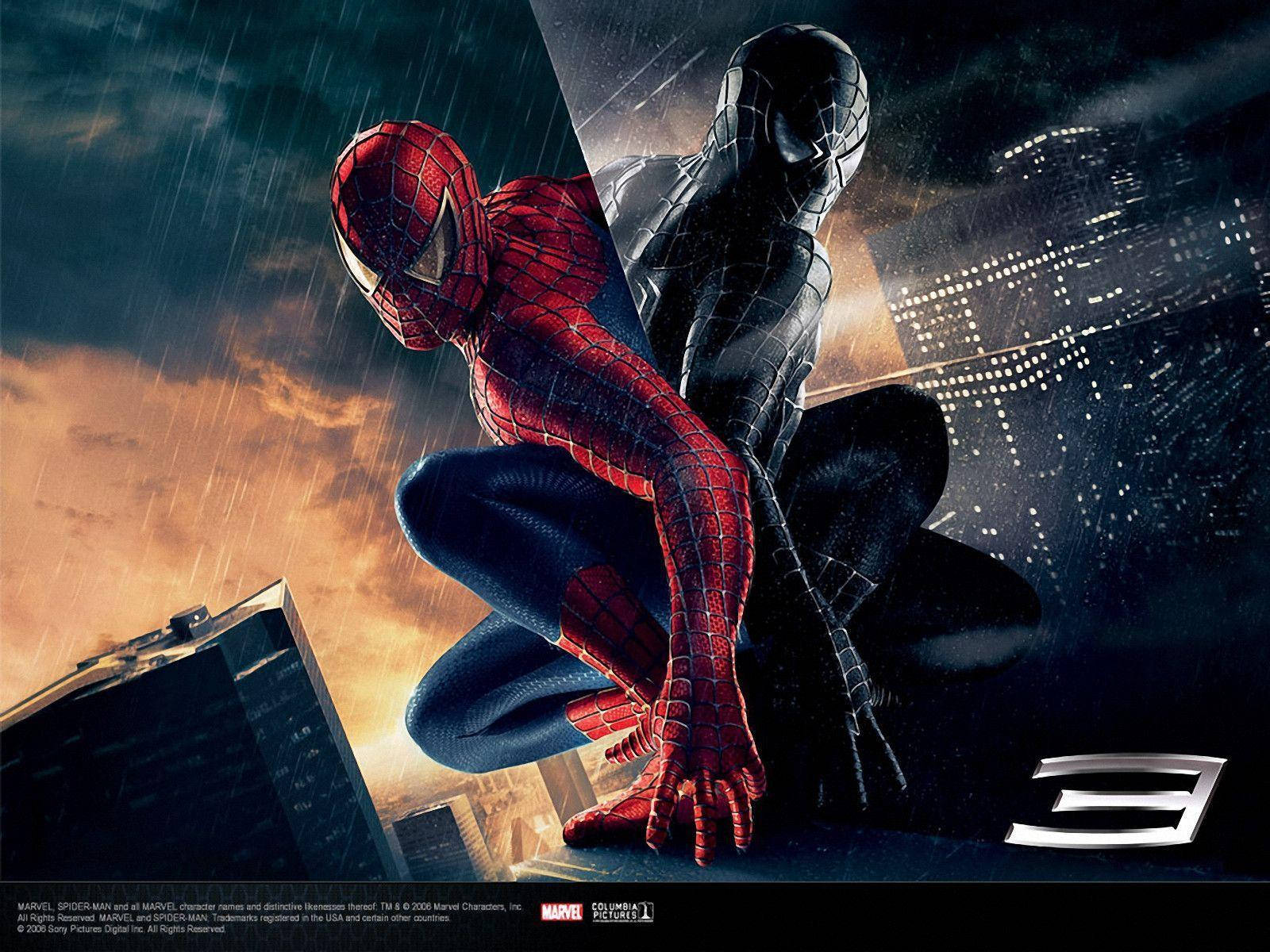 Black Spiderman 3D Wallpapers