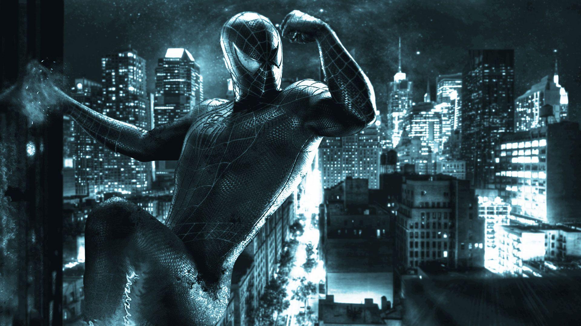 Black Spiderman 3D Wallpapers