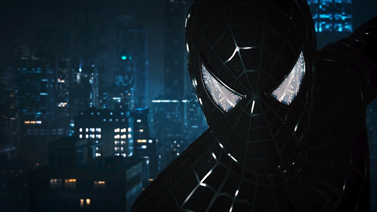 Black Spiderman 3D Wallpapers