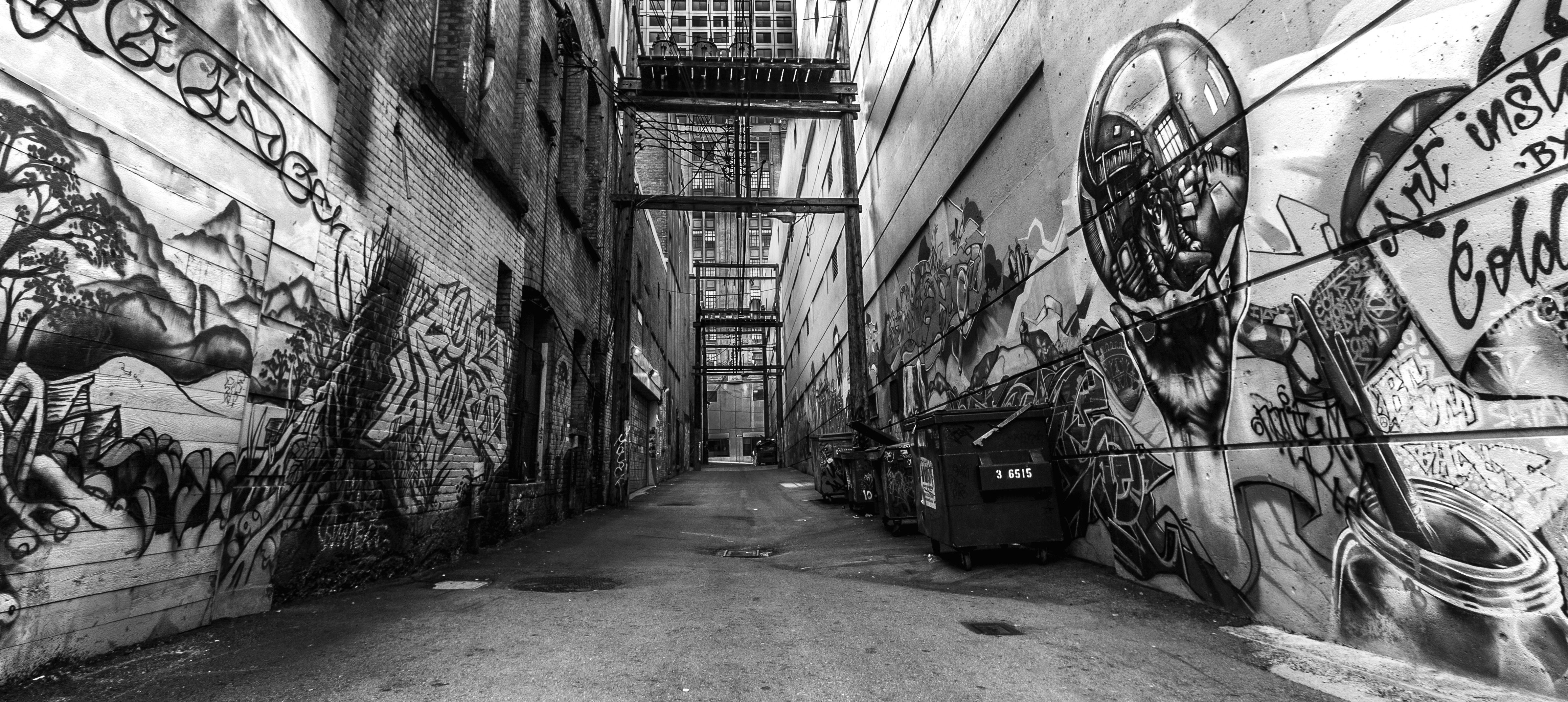 Black White Graffiti Wallpapers