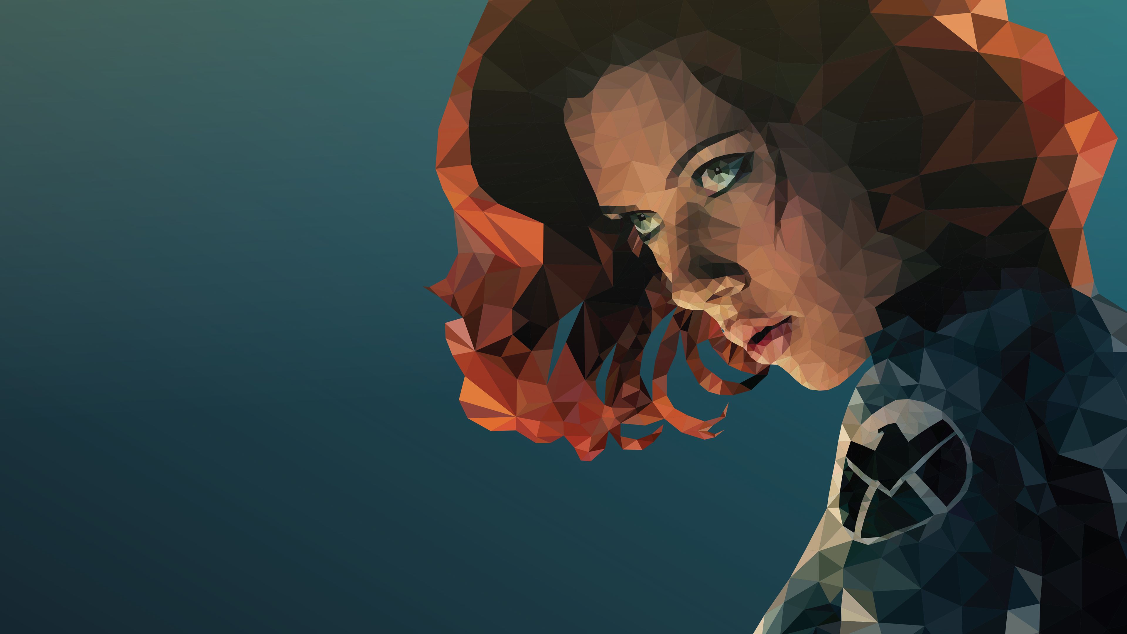 Black Widow Minimalist Wallpapers