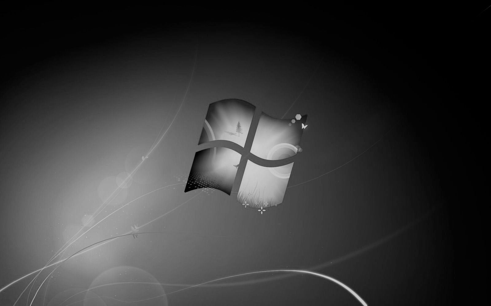 Black Windows 7 Wallpapers