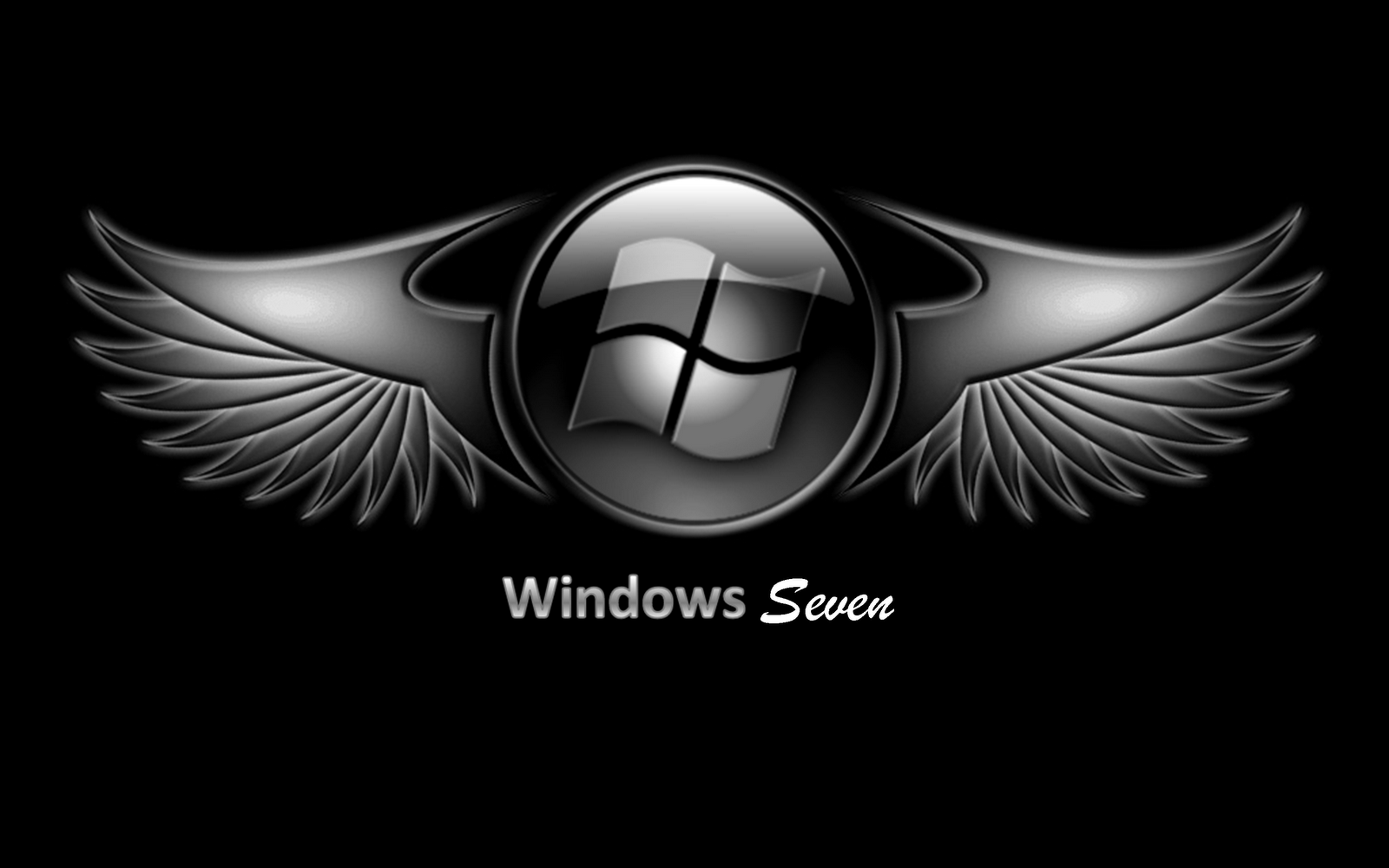 Black Windows 7 Wallpapers