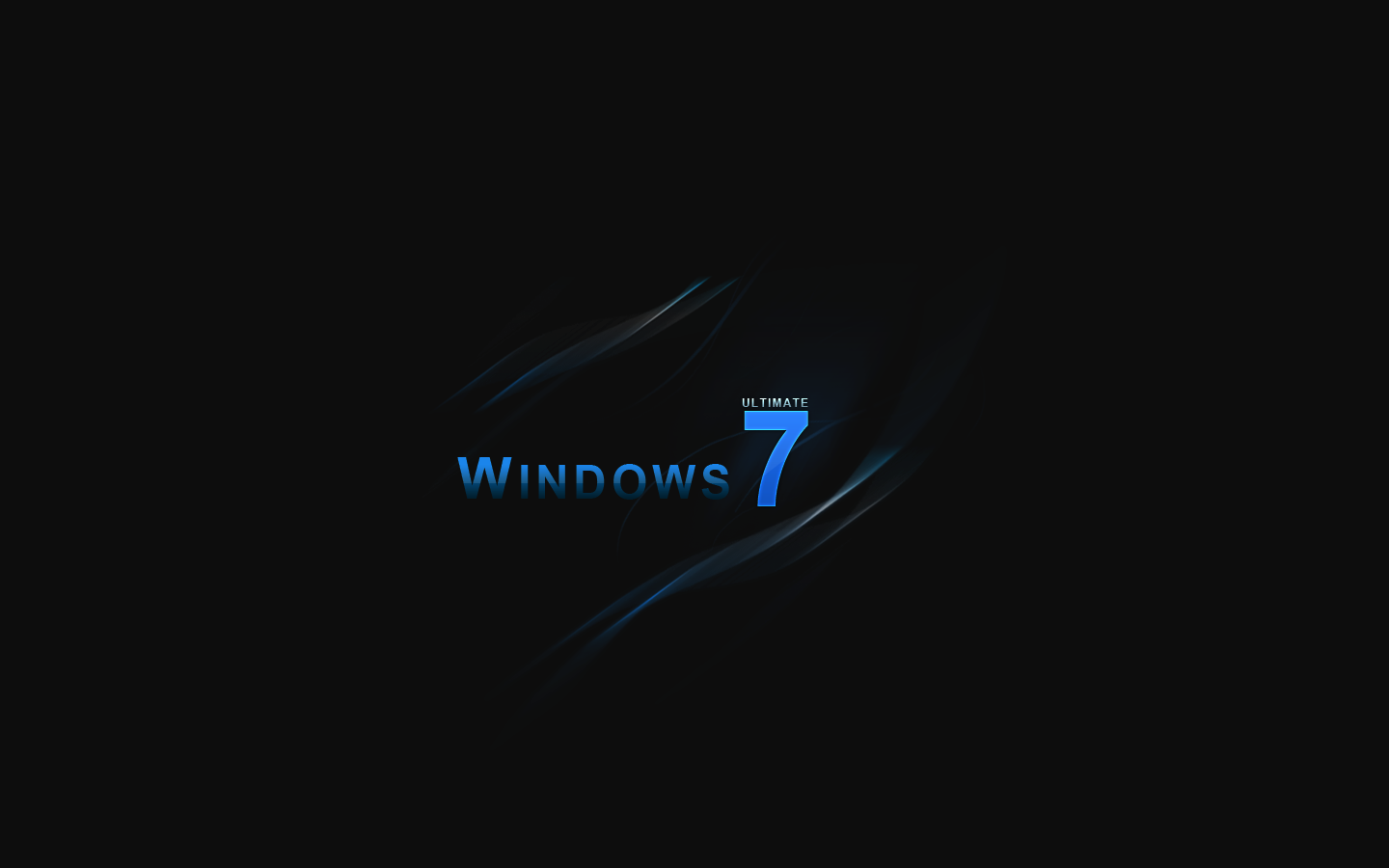 Black Windows 7 Wallpapers