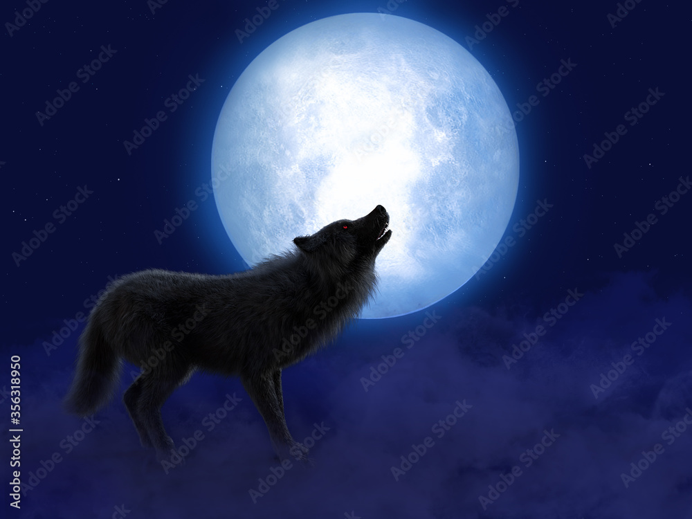 Black Wolf Red Eyes Wallpapers