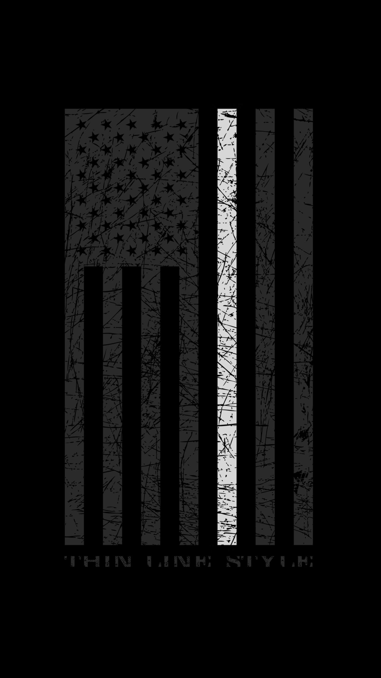 Blacked Out American Flag Wallpapers