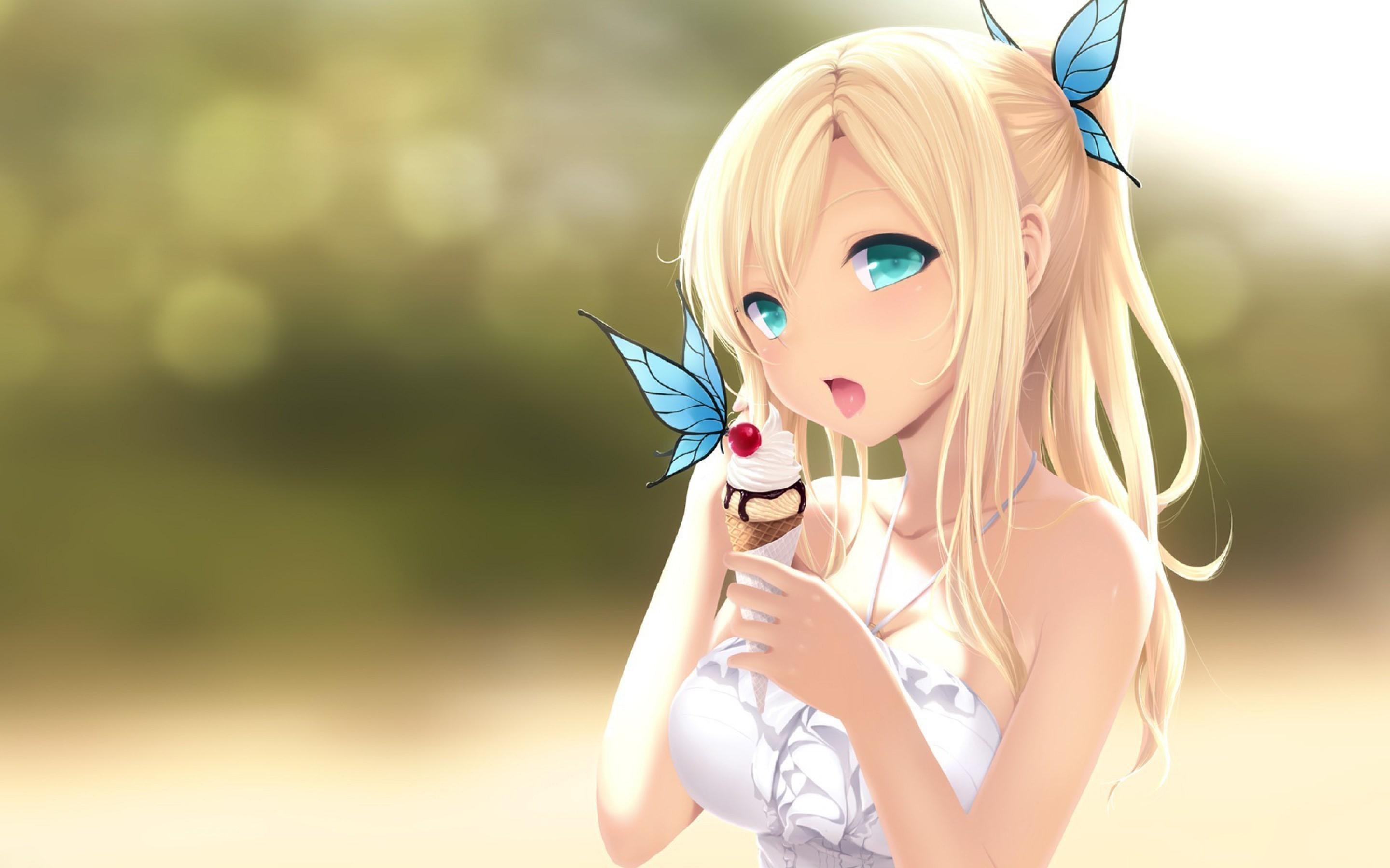 Blond Anime Girl Wallpapers